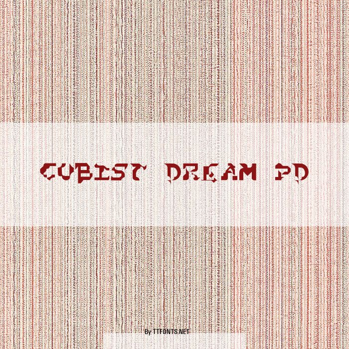 Cubist Dream PD example